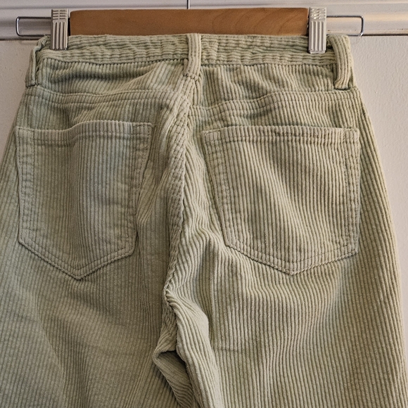 PacSun 90s Boyfriend Cut Women's Green Corduroy Pants Size 23 - Picture 7 of 8